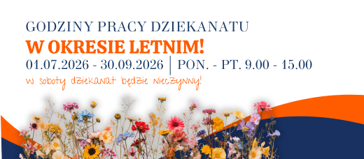 Godziny Pracy Dziekanatu i Biblioteki w okresie letnim